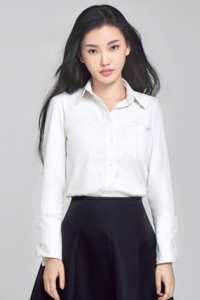 童菲长裙白衬衫优雅写真(10P)