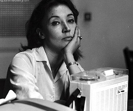 奥莉娅娜·法拉奇：意大利女记者，作家，两次获得圣·文森特新闻奖