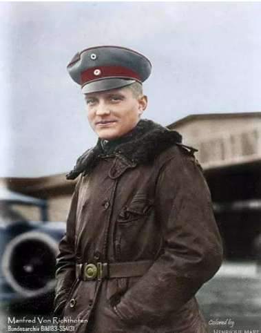 一战德国著名飞行员王牌——冯·里希特霍芬