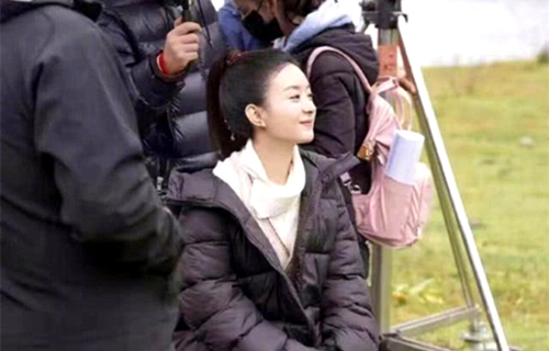 赵丽颖有翡造型什么样子 赵丽颖有翡造型片场照曝光
