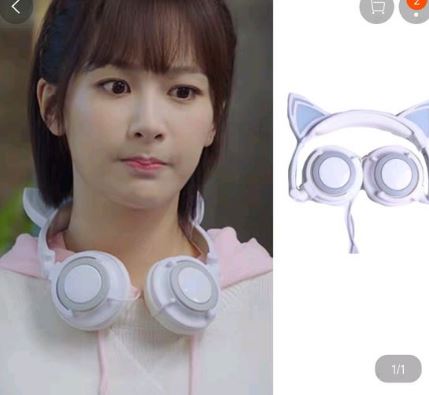 亲爱的热爱的杨紫猫耳耳机什么牌子的 杨紫猫耳耳机同款多少钱