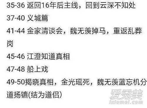 陈情令温情什么时候下线 陈情令回忆戏份什么结束