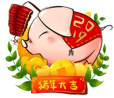 2019猪年招财头像 猪年微信招财头像图片