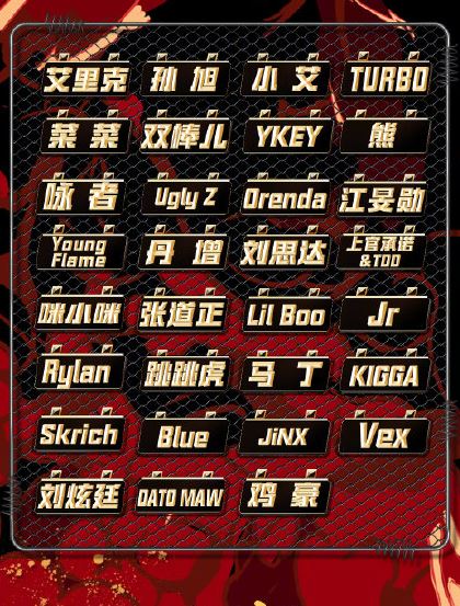2019中国新说唱选手有哪些 2019中国新说唱选手名单