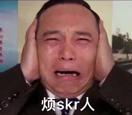 烦skr是什么意思 烦skr是什么梗