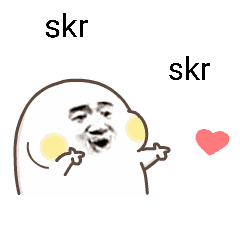 中国新说唱吴亦凡skr表情包 吴亦凡skr高清无水印gif图片