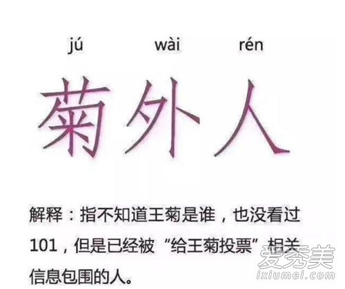 菊外人是什么梗 菊外人是什么意思