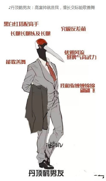 丹顶鹤男友是什么意思 丹顶鹤男友有哪些特征
