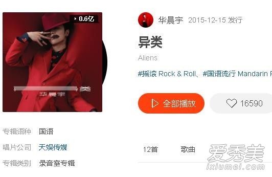 抖音这放纵的感觉是谁唱的什么歌 华晨宇异类完整歌词