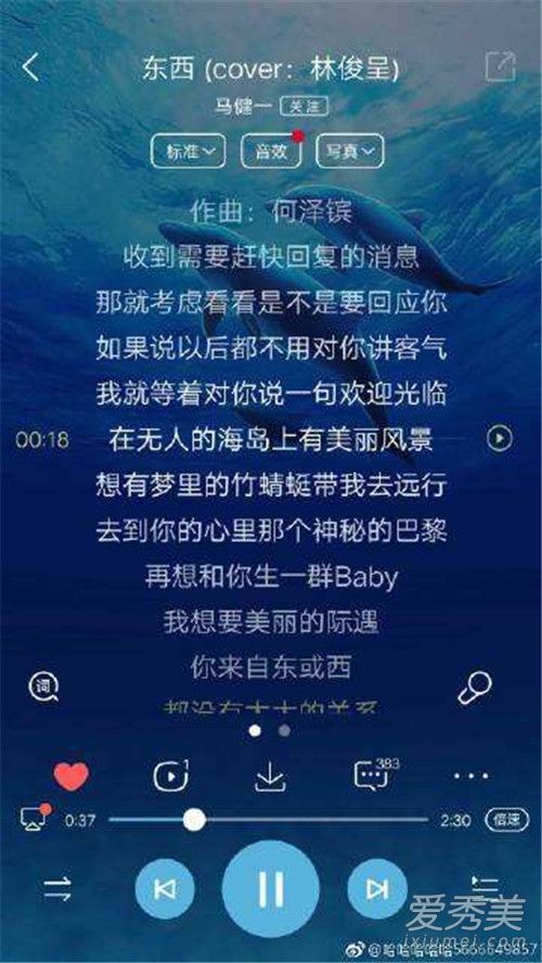 林俊呈东西歌词 林俊呈东西歌词含义