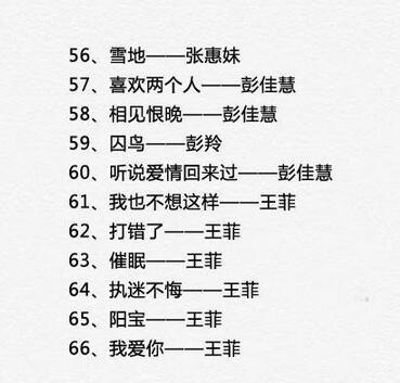 女生ktv容易唱的歌 女生ktv必点歌曲简单的2017