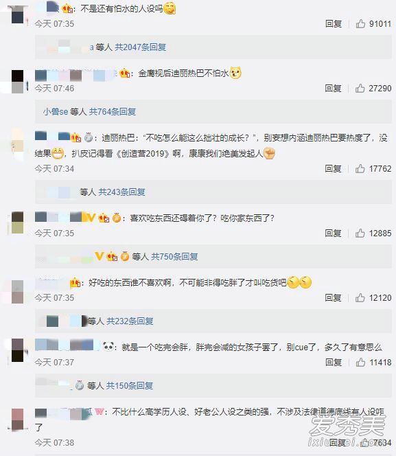 迪丽热巴吃货人设 这究竟是个什么梗