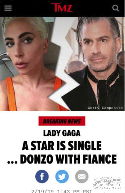 Lady Gaga取消婚约怎么回事 维持4个月婚约手上钻戒消失