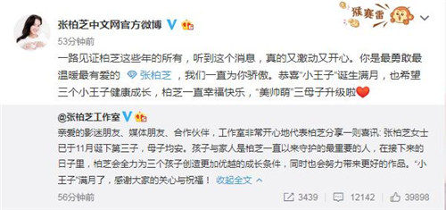 张柏芝三胎生子已确认 张柏芝三胎是谁的