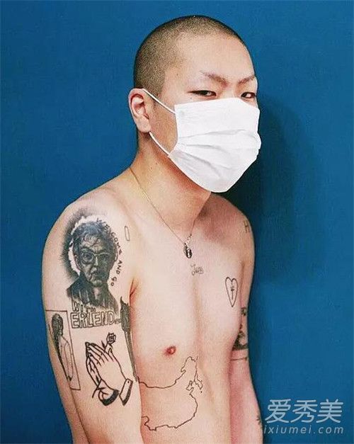 吴赫为什么纹中国地图 吴赫有多少纹身