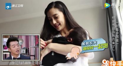 黄晓明baby家的小海绵正面照片曝光 小海绵的大名叫什么？