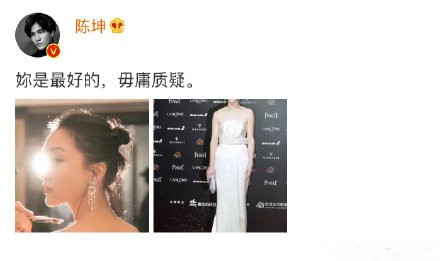 陈坤力挺周迅是怎么回事 陈坤为什么力挺周迅什么情况