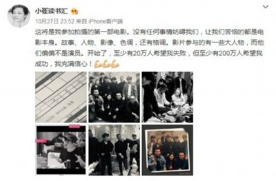 崔永元电影立项是怎么回事 崔永元电影叫什么上映时间