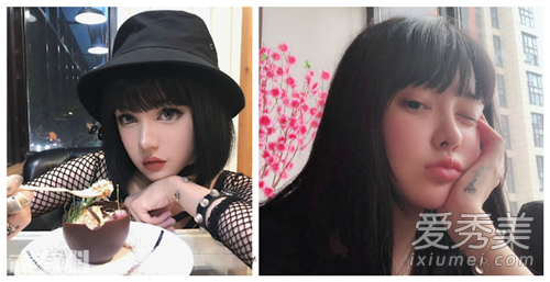 抖音黑暗萝莉Kinashen整容了吗 黑暗萝莉Kinashen整容前后对比照片