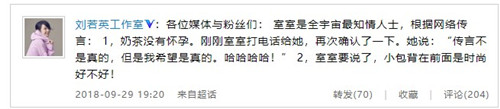 刘若英否认怀二胎怎么回事 刘若英否认怀二胎说了什么