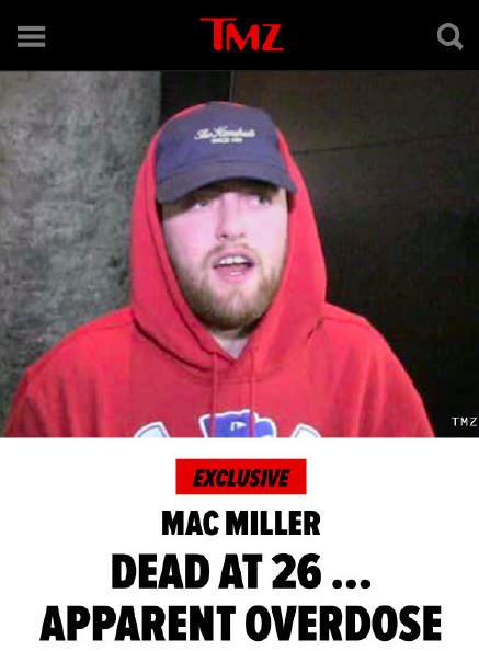 mac miller去世是怎么回事 mac miller为什么去世