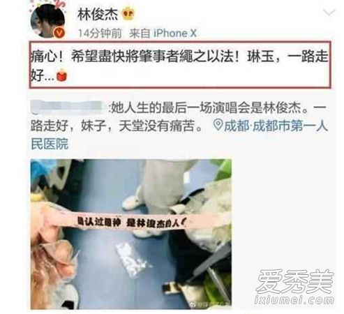 林俊杰悼念歌迷是怎么回事 林俊杰为什么悼念歌迷
