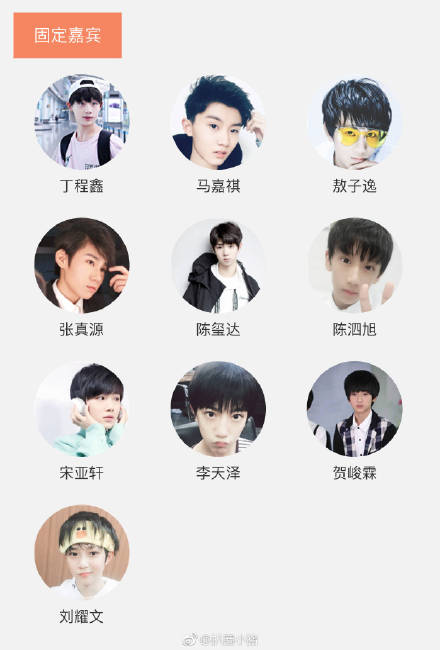 TF二团成员资料 TF家族二团出道名单
