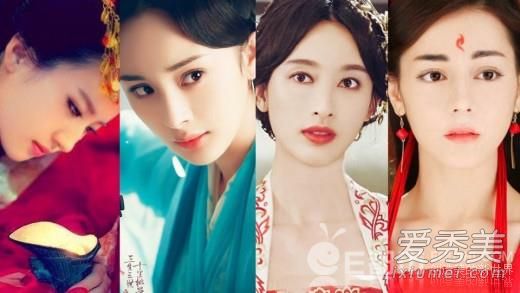 韩媒评选中国古装四美 四美名单刘亦菲杨幂还有谁上榜