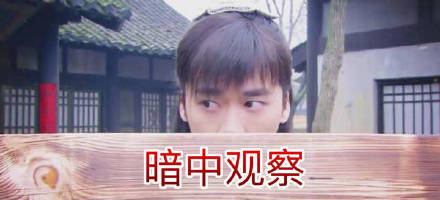 李易峰暗中观察是怎么回事 李易峰暗中观察表情包