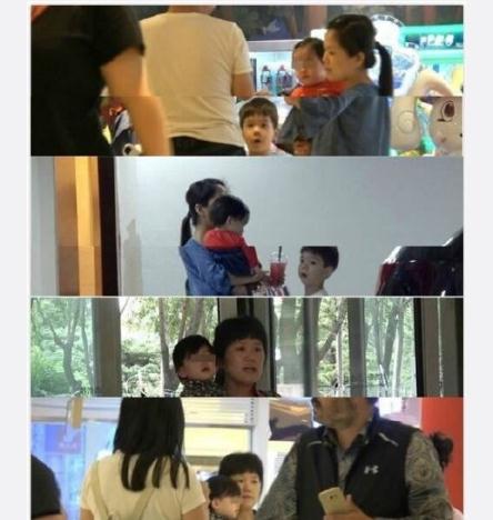 霍思燕二胎女儿疑似曝光 跟嗯哼一个模子刻出来的