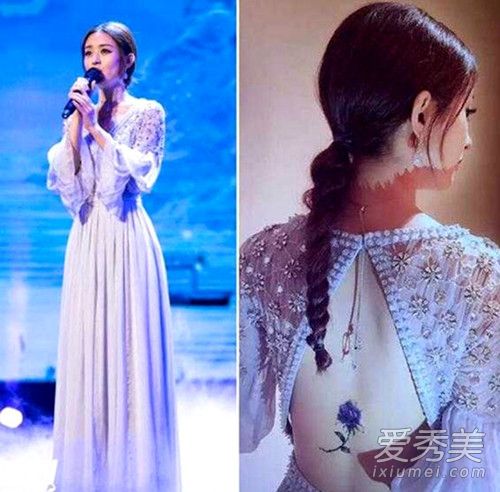 赵丽颖后背的伤是怎么回事？