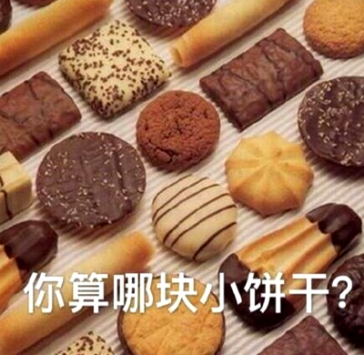 你算哪块小饼干是什么意思？