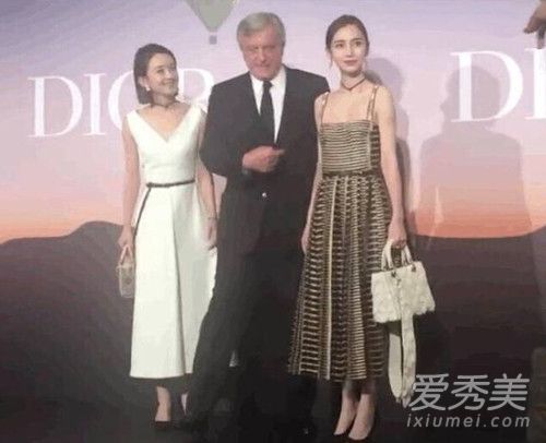 赵丽颖Angelababy两位Dior大使同框，赵丽颖直接被baby碾压！