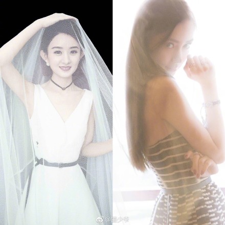 赵丽颖Angelababy首度合体 两大女神同台谁更美