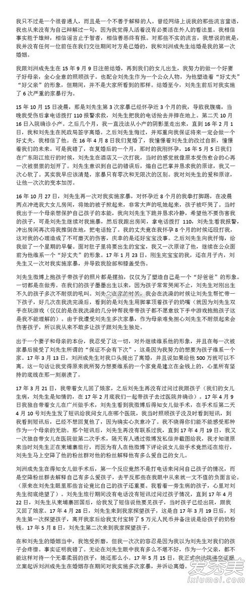 刘洲成为什么打老婆 刘洲成打老婆证据