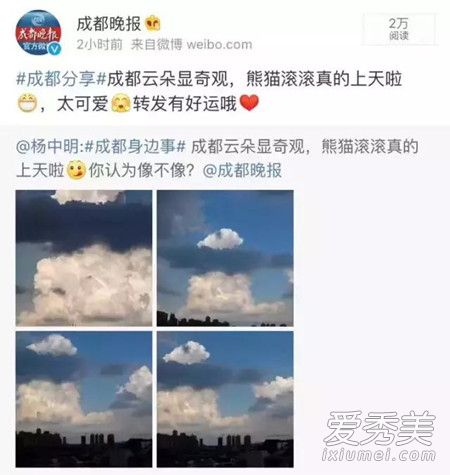 成都熊猫云图片 成都熊猫云视频在线观看