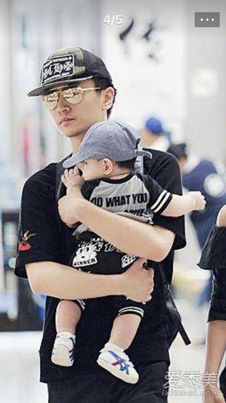陈妍希儿子小星星长什么样 陈妍希儿子小星星正面照
