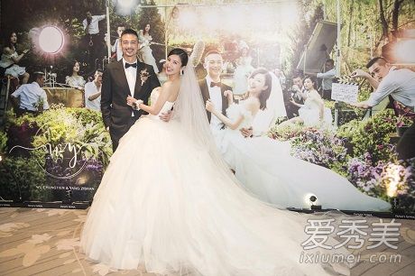 杨子姗吴中天大婚 杨子姗吴中天婚纱照