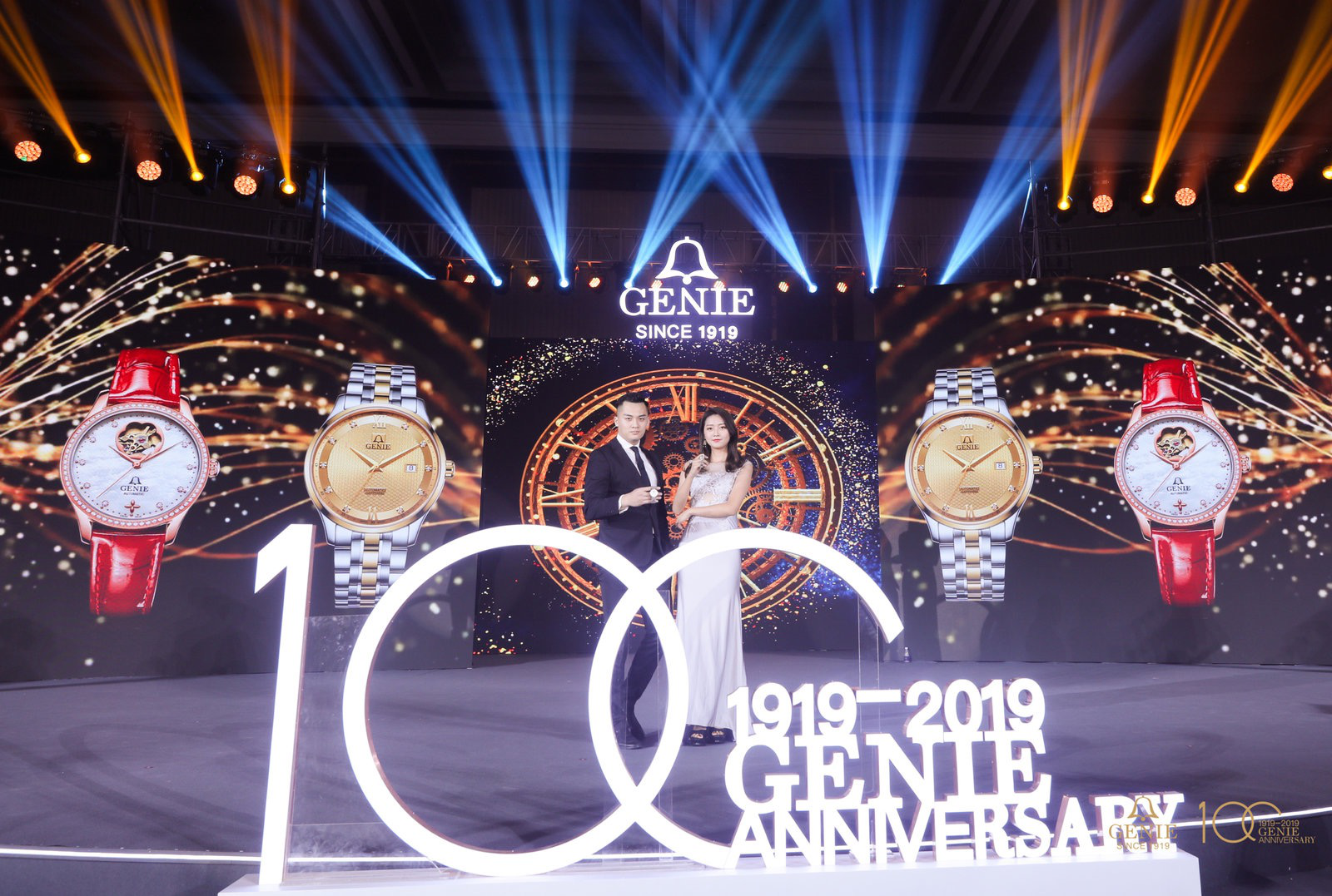 瑞士爵尼表100周年品牌盛典，品牌代言人陈数莅临送祝福