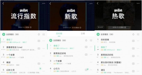 QQ音乐「S制造」永彬Ryan.B《像极了》实力刷屏三大榜单