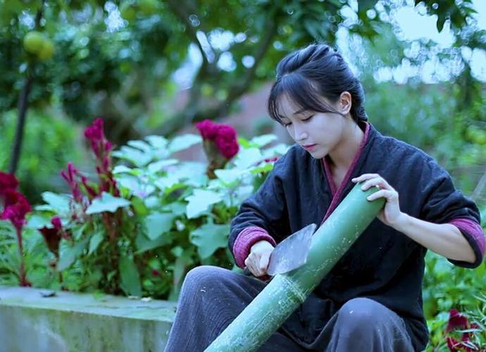 有人去过李子柒家么 说李子柒假到骨子里的看看她的手
