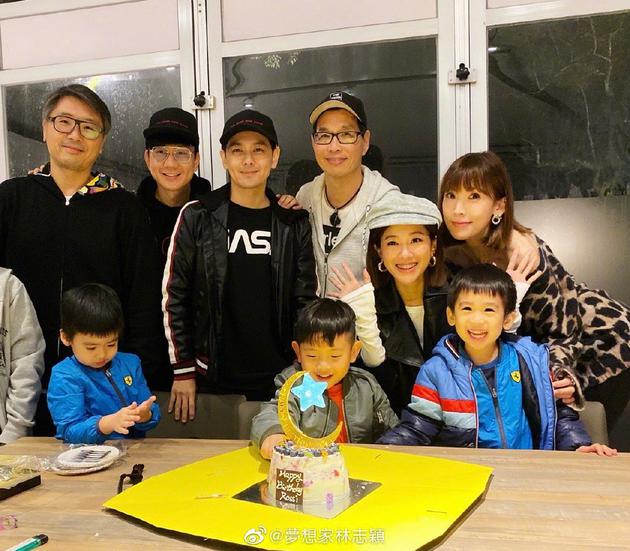这个孩子有排面!林志颖林俊杰双林合体为他庆生