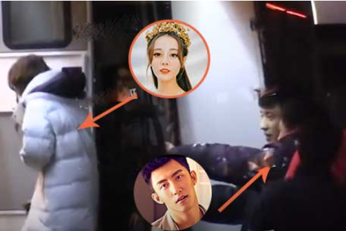 迪丽热巴黄景瑜恋情曝光?两人同返男方公寓过夜