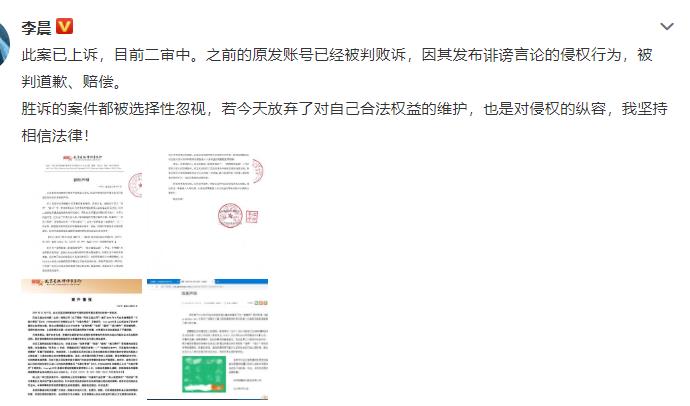 李晨维护名誉权败诉 为什么会败诉网友一脸吃惊