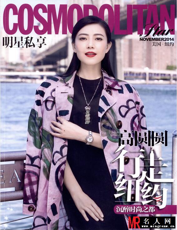高圆圆纽约时尚大片携LOUIS QUATORZE尽显女神范(1)