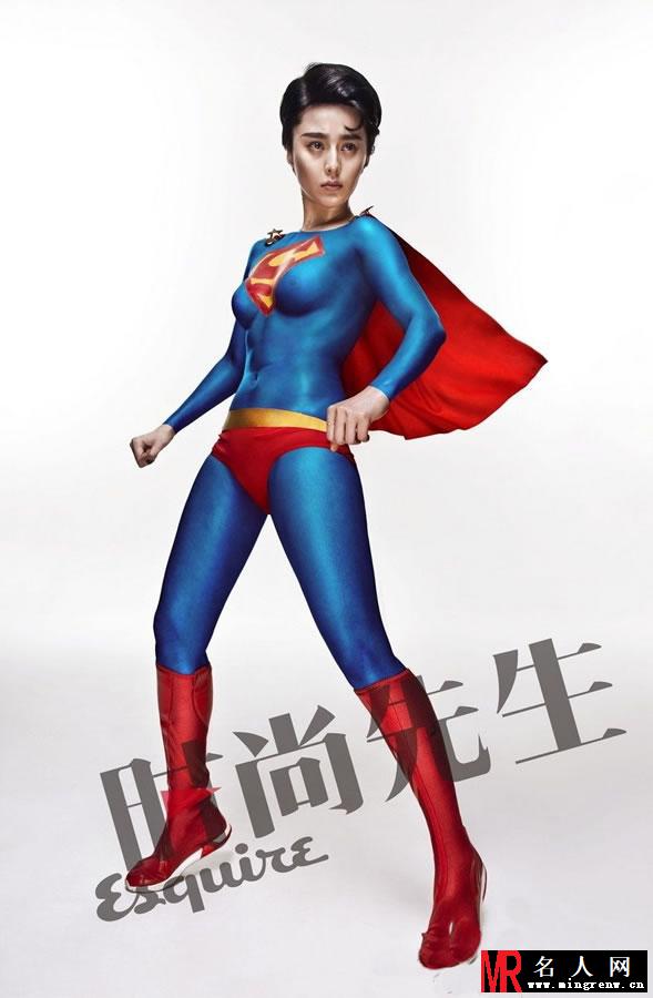 范冰冰再登《时尚先生》封面 跟“伪娘”唱反调(1)