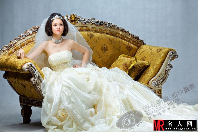 陈乔恩明道再携手 寒冷冬日拍甜蜜婚纱照(1)