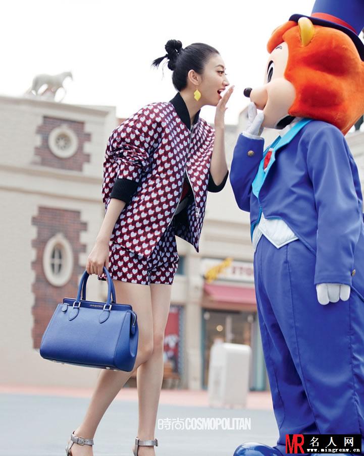景甜萌萌哒写真 呆萌丸子头青春无敌(1)
