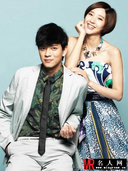 唐艺昕陈晓东曝甜蜜情侣写真(1)