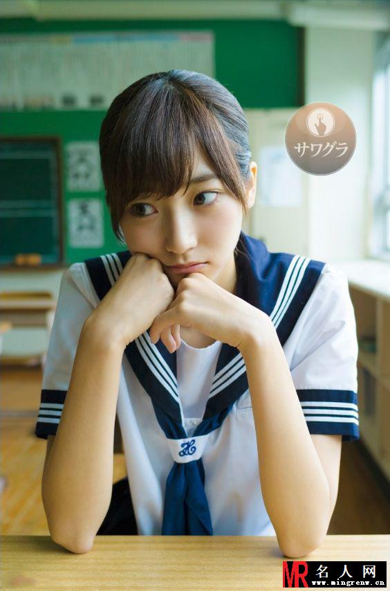日本女星武田玲奈水手服写真清纯可爱(1)